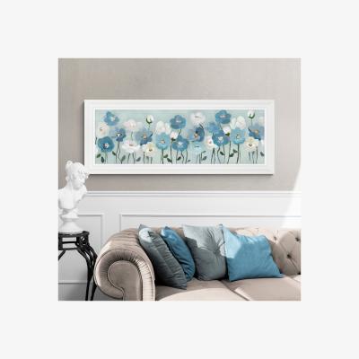 Dunelm Blue Meadow Framed Print Blue