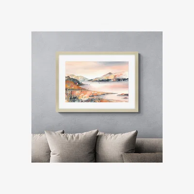 Dunelm The Road Storminess Framed Print