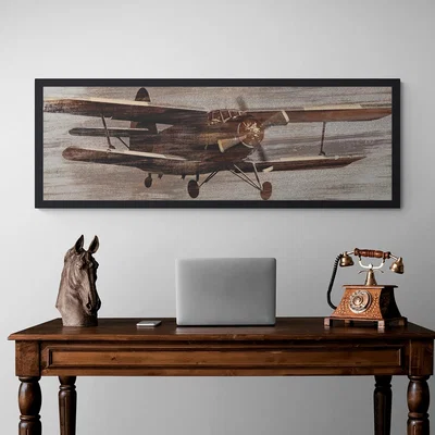 Dunelm Flight Framed Print Black
