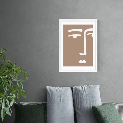 Dunelm East End Prints Moody Print Natural