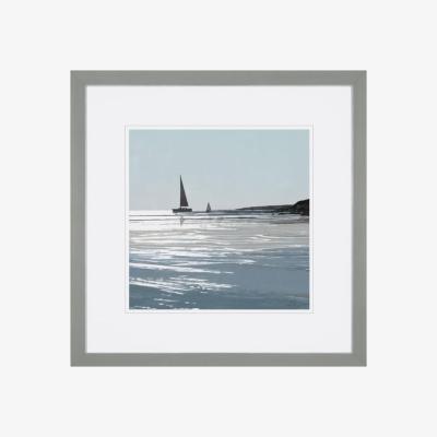 Dunelm Cedar & Sage Sparkling Sea Framed Print