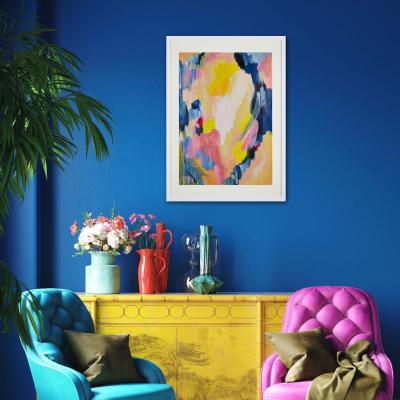 Dunelm Lucy Donovan Art Lola Print MultiColoured