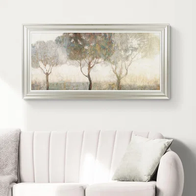 Dunelm Dawn Framed Print Champagne