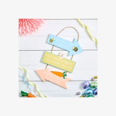 Dunelm Egg Hunt Hanging Plaque