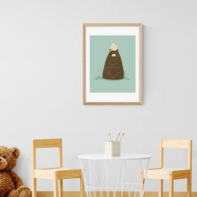 Dunelm East End Prints Namaste Print Green