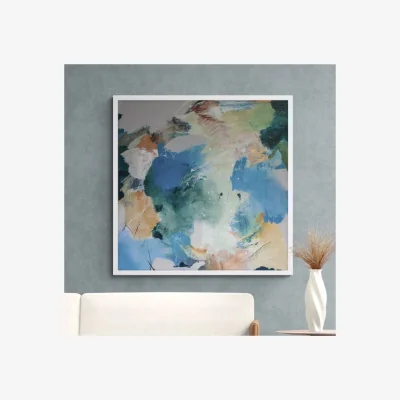 Dunelm Ocean View Framed Print MultiColoured