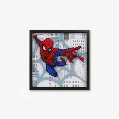 Dunelm Disney Marvel Spider-Man Framed Wall Art Black, Blue and Red
