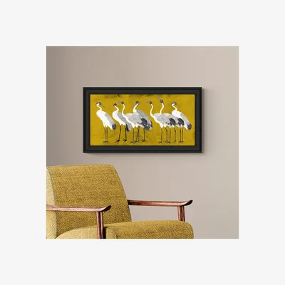 Dunelm Song Of The Crane Framed Print