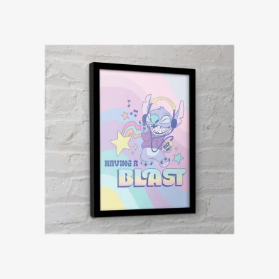 Dunelm Stitch Having A Blast Framed Print