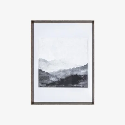 Dunelm Dark Valley Abstract Print Framed Art MultiColoured