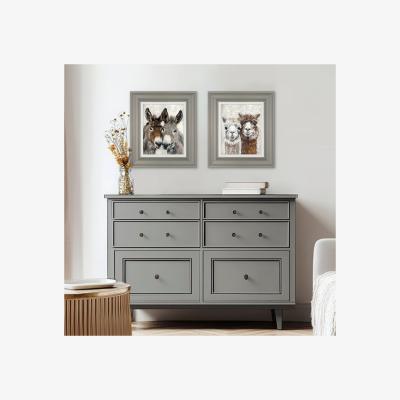 Dunelm Cedar & Sage Set of 2 Eey and Ore & Abe and Lincoln Prints
