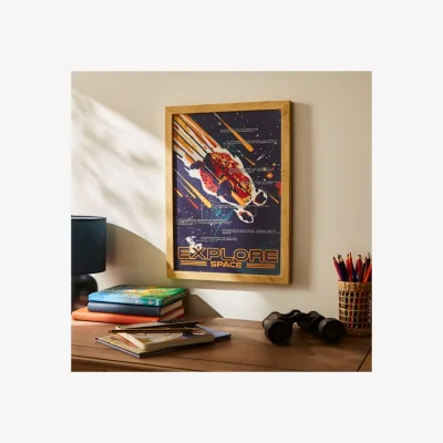 Dunelm Explore Space Framed Print