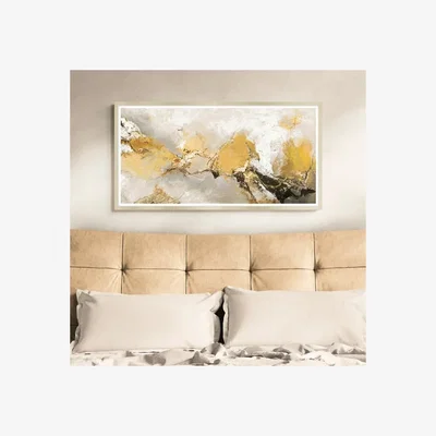 Dunelm Artko Champagne Hurricane by Design Fabrikken Framed Print