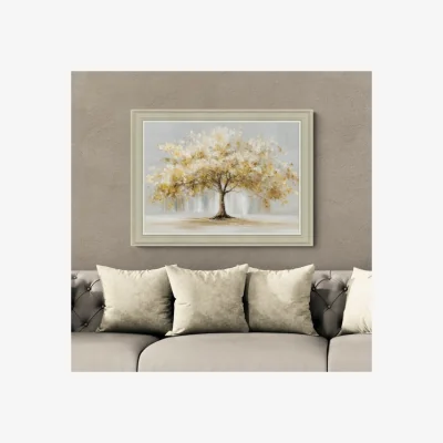 Dunelm Artko Tree of Golden Whispers by M. Torelli Framed Print