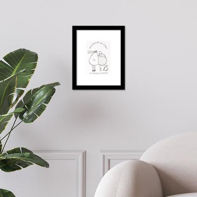 Dunelm The Art Group When I First Met You Framed Print Black and white
