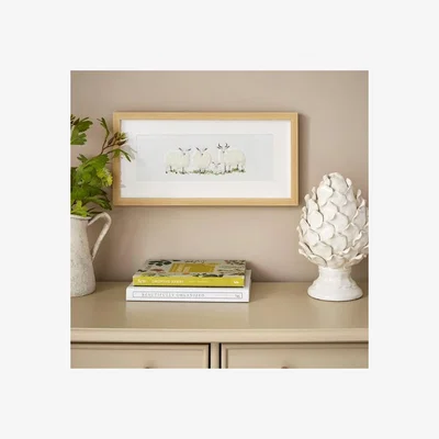 Dunelm Fluffy Sheep Framed Print