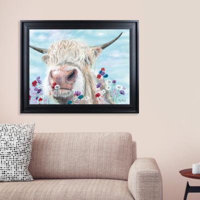 Dunelm The Art Group Douglas with Flowers Framed Print Natural