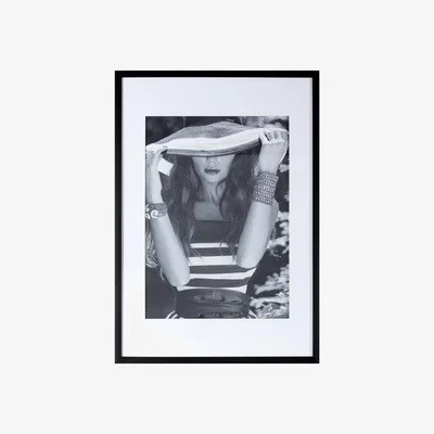 Dunelm Lucas Photographic Framed Print Black and white