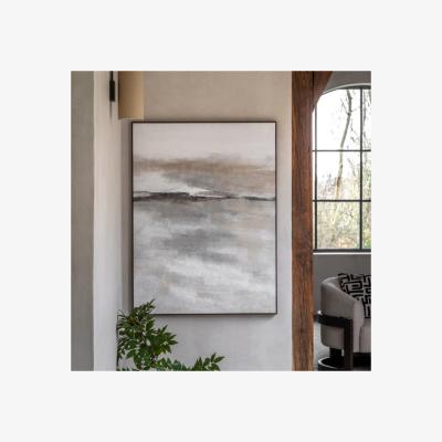 Dunelm Cedar & Sage Drift Framed Canvas