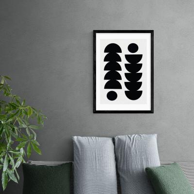Dunelm East End Prints Tropical Print Black