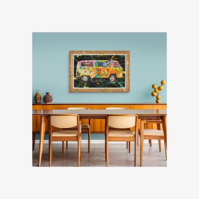 Dunelm Graffiti Art Tour Framed Print