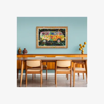 Dunelm Graffiti Art Tour Framed Print