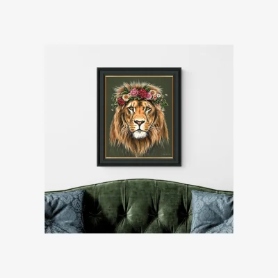 Dunelm Artko Crowned Emperor by Sophie Kilpatrick Framed Print