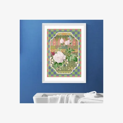 Dunelm East End Prints Flora and Pattern II Print