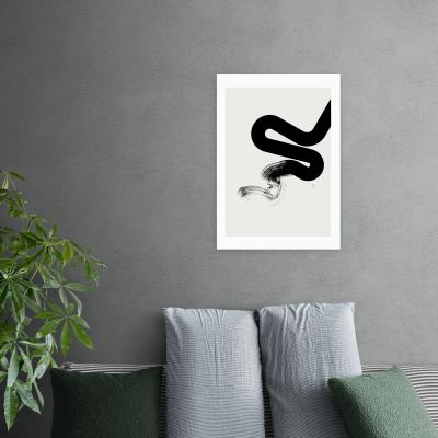 Dunelm East End Prints The Race Print Black and white