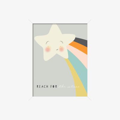 Dunelm The Art Group Reach for the Stars Framed Print MultiColoured