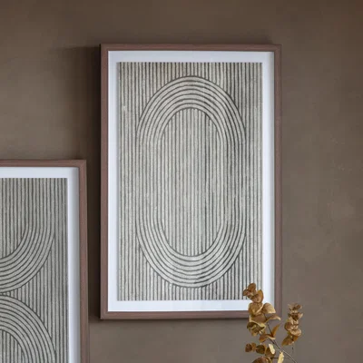 Dunelm Camilla I Framed Art Black and white