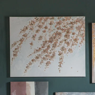 Dunelm Spring Blossom Art Natural