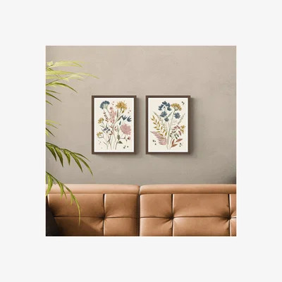 Dunelm Set of 2 Full Bloom Framed Prints