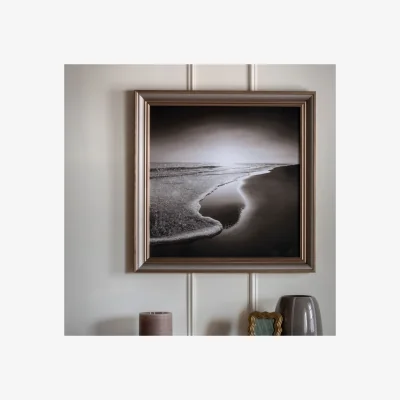 Dunelm Cedar and Sage Calm Coast Framed Print