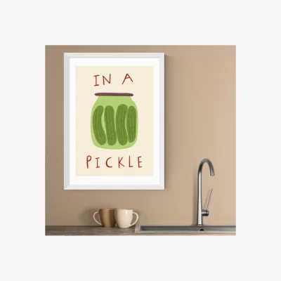 Dunelm East End Prints Pickle Framed Print