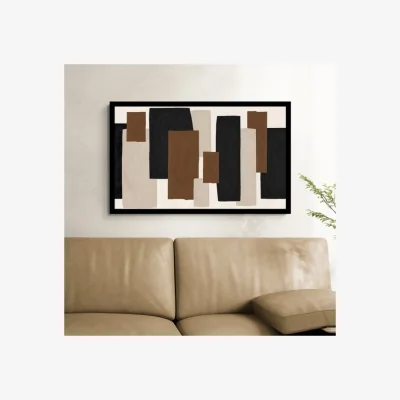 Dunelm Artko Tava Sandstone Blocks Framed Print