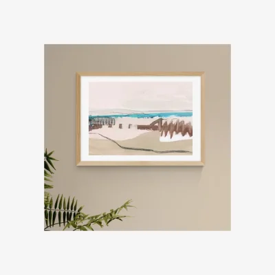 Dunelm East End Prints Dune Waves Print