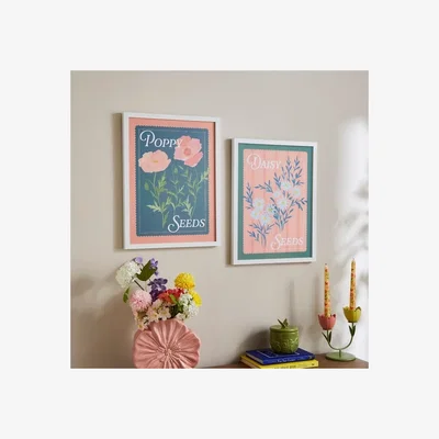 Dunelm Set of 2 Spring Optimism Framed Prints