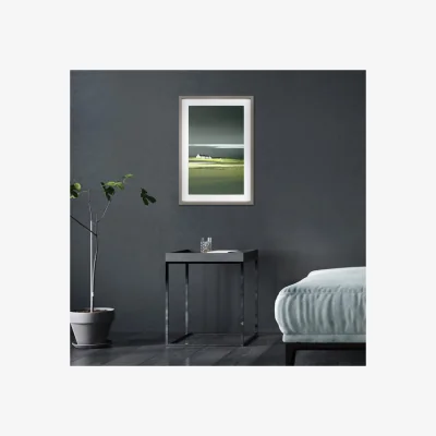 Dunelm Ethos By Ulyana Hammond Framed Print Grey