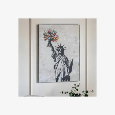 Dunelm Cedar and Sage NY Urban Abstract 1 Framed Canvas