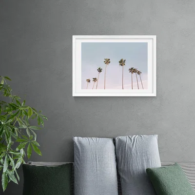 Dunelm East End Prints California Vibes Print Blue