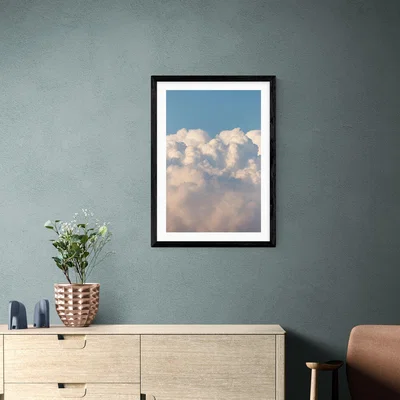 Dunelm East End Prints Skies of Blue Print Blue