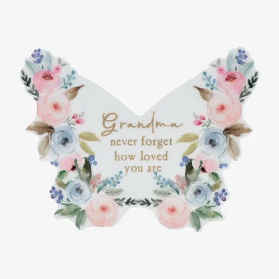 Dunelm The Cottage Garden Grandma Butterfly Plaque