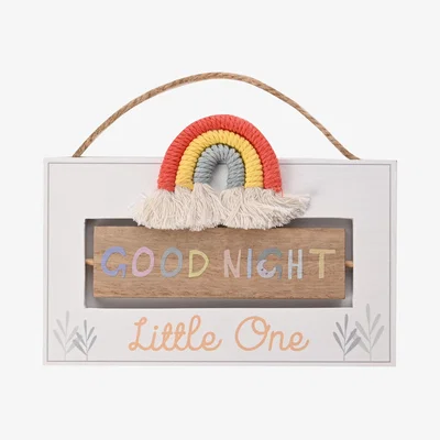 Dunelm Petit Cheri Good Night Plaque