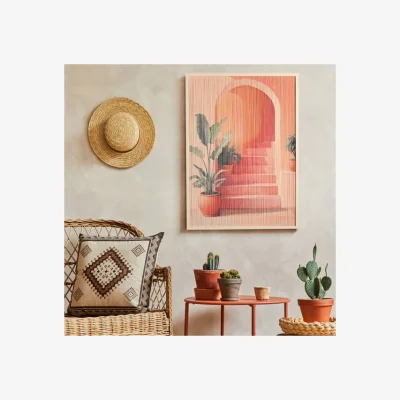Dunelm Hestia Moroccan Stairway Thread Wall Art