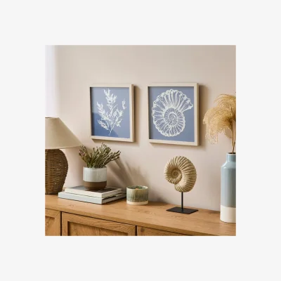 Dunelm Set of 2 Under The Sea Framed Canvases