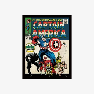 Dunelm Captain America Premiere Framed Print