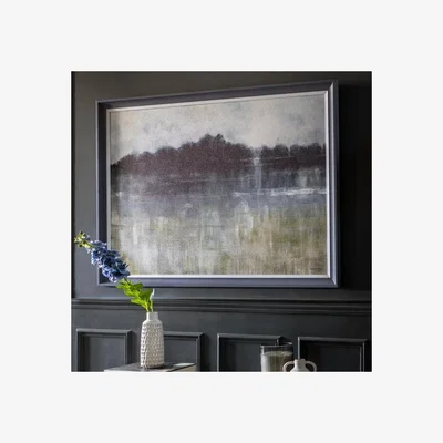 Dunelm Cedar & Sage Adrift Framed Canvas