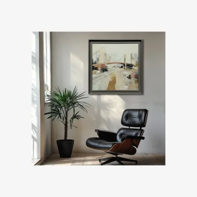 Dunelm Street Vibes by Irena Orlov Framed Canvas