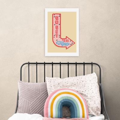 Dunelm East End Prints Go Get'em Tiger Print MultiColoured